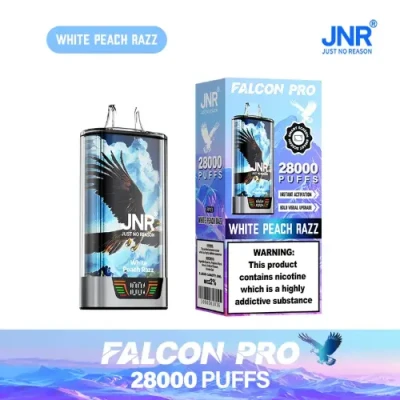 White Peach Razz | Falcon Pro 28k Puffs Disposable Vape